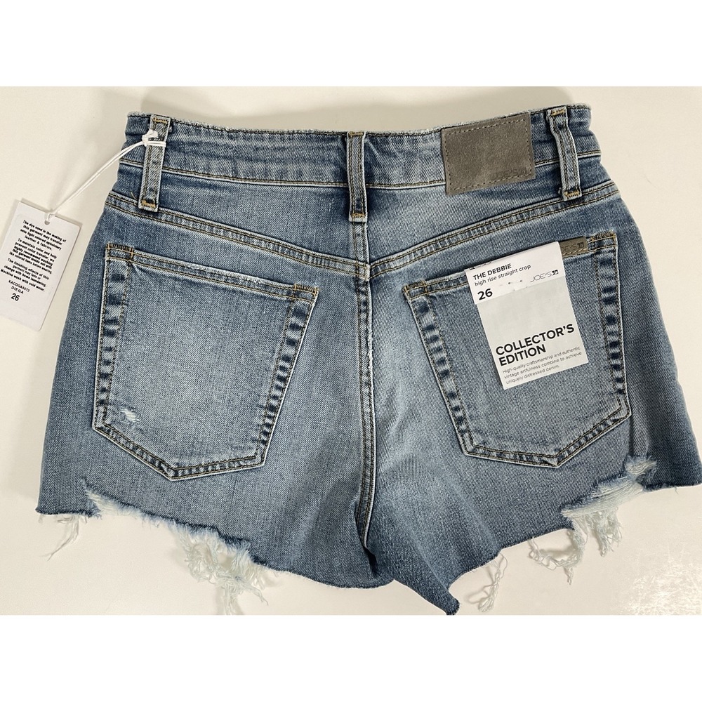 NWT Joe's Jeans Collector's Ed. The Debbie High Rise Shorts Size 26 (26"X 3") - Picture 4 of 6